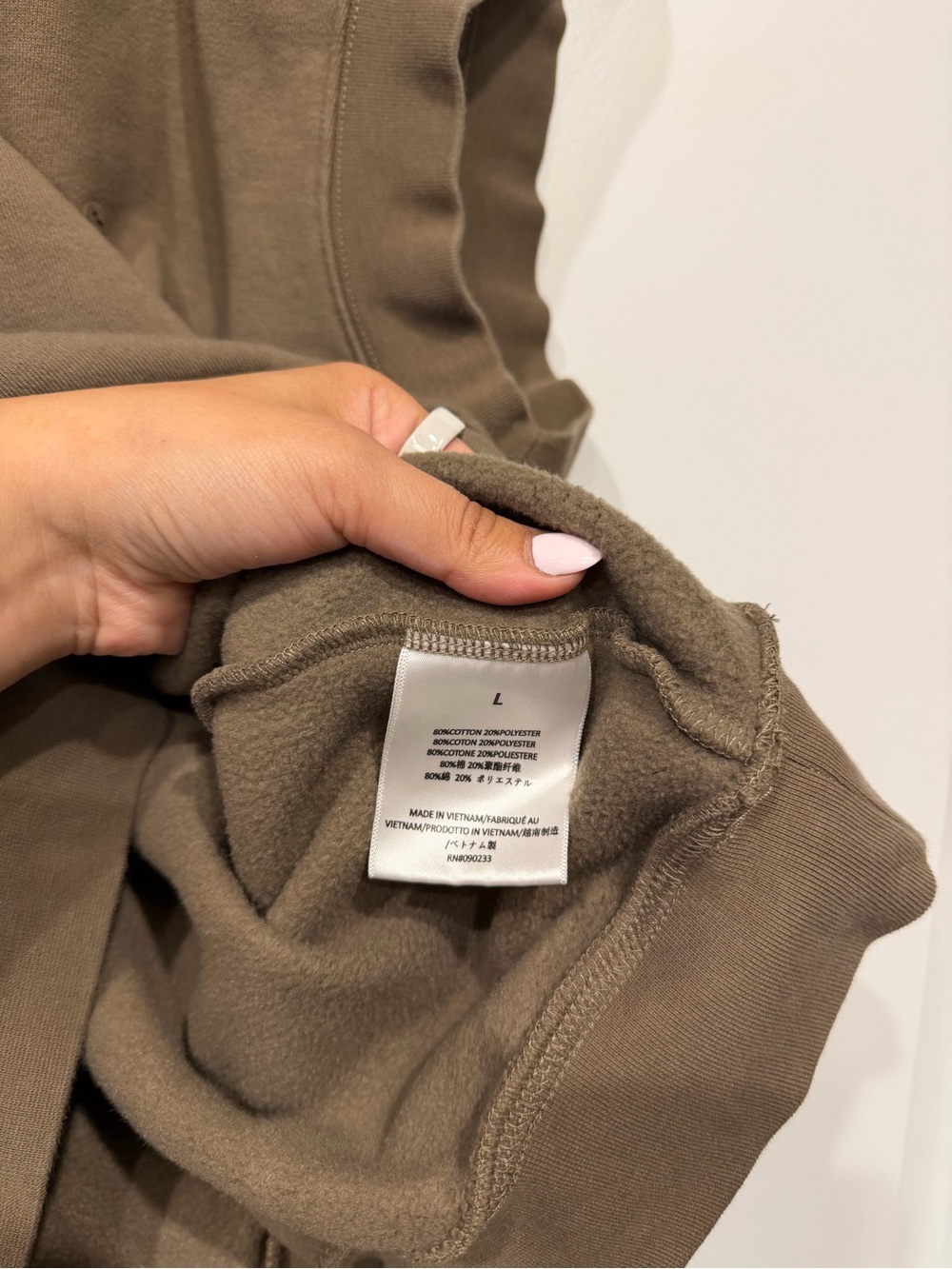 Fear of God ESSENTIALS brown v-neck pullover vest - Picture 5 of 6